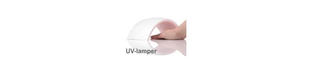 UV lampe til negle. Bedste og hurtigste hærdning af gellak gele negle